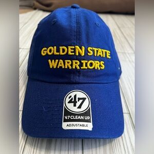 47 Brand Golden State Warriors basketball NBA adjustable hat cap Blue‎ Yellow OS